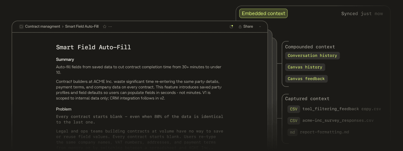 Designed with canonical data models for agents and context.